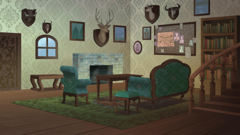 detective's living room